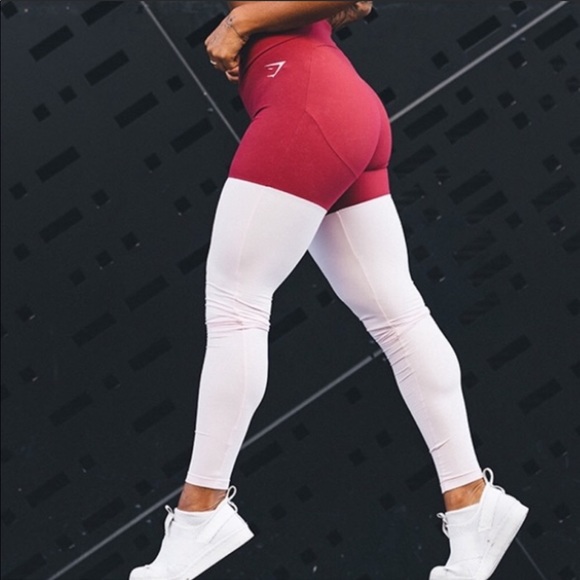 Gymshark Pants - Gymshark Two Tone Leggings Medium